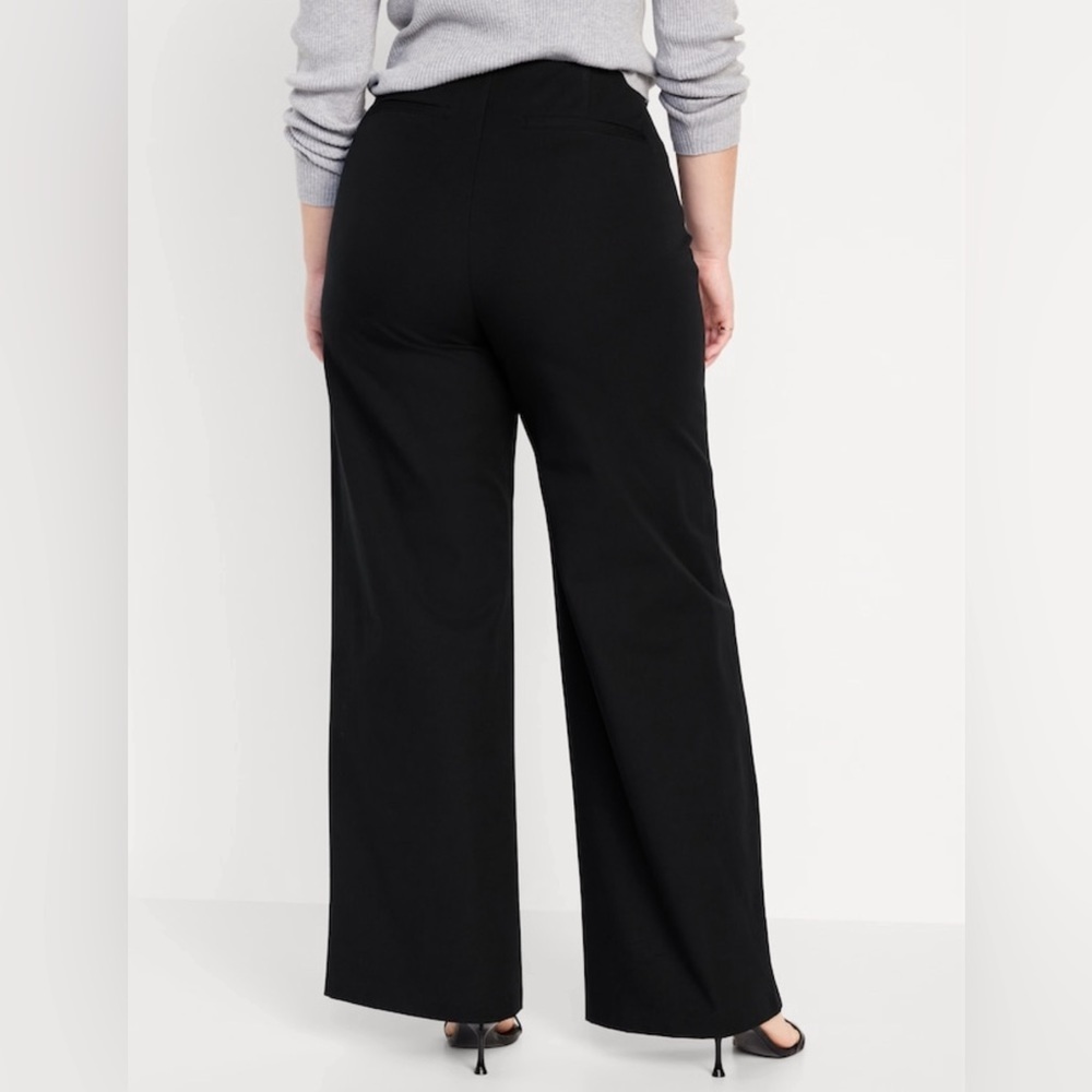 NWOT! Black High-Waisted Pull-On Pixie Wide-Leg Pants for Women - Multiple 🩶🩶 - Picture 6 of 8